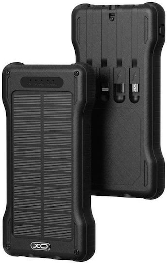 XO PR290 Solar Ηλιακό Power Bank 10000mAh