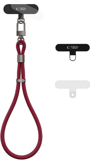 Tech-Protect C11S Rope Handgelenkriemen Für Handydekoration Burgundisch