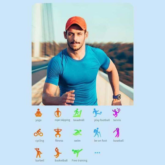 Awei H16 NFC Smartwatch mit Pulsmesser (Orange)