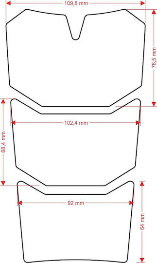Защитно покритие за резервоар Red Gs Onedesign Cggs3p
