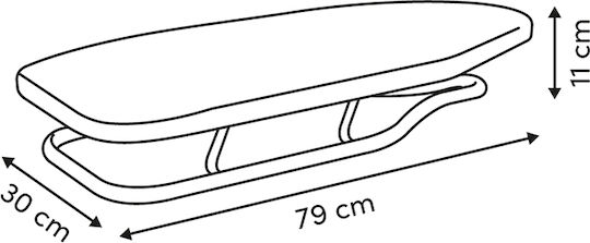 5Five Σιδερώστρα Επιτραπέζια 79x30x11cm