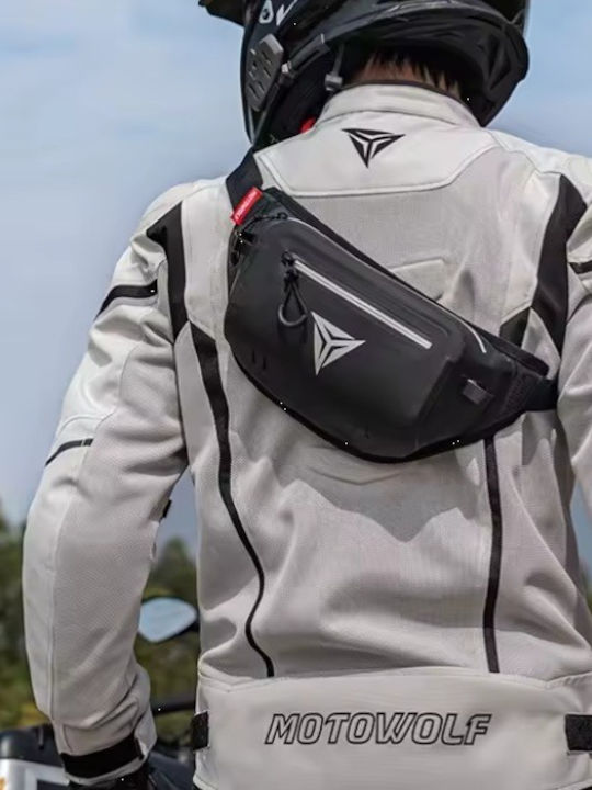 Motowolf Riding Waist Bag Black 3lt