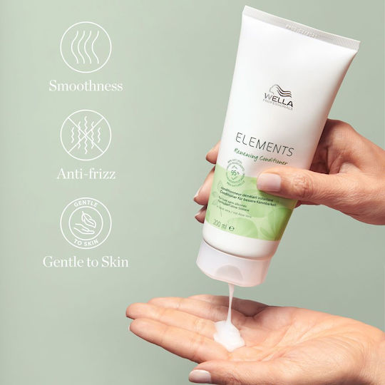 Wella Elements Възстановяващ балсам за лесно разресване, против накъдряне и освежаване 200 мл