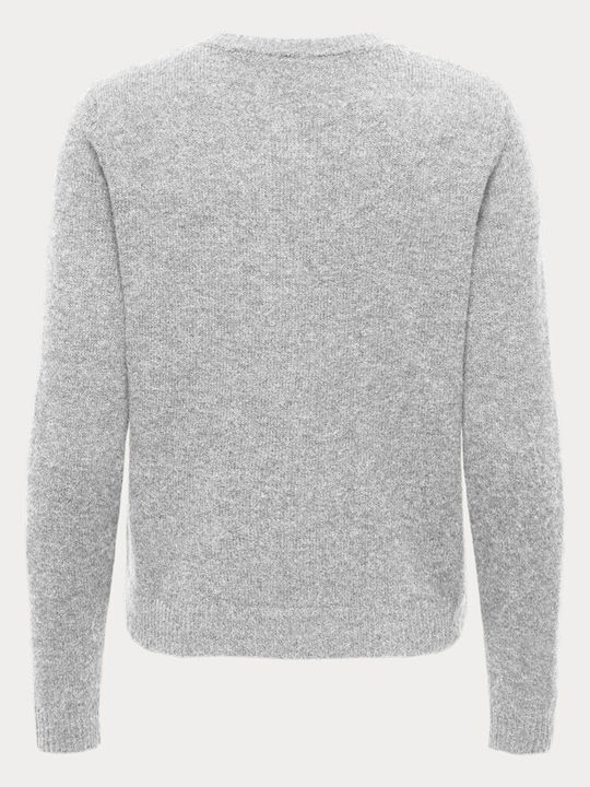 Only Cardigană pentru femei tricotată Light Grey