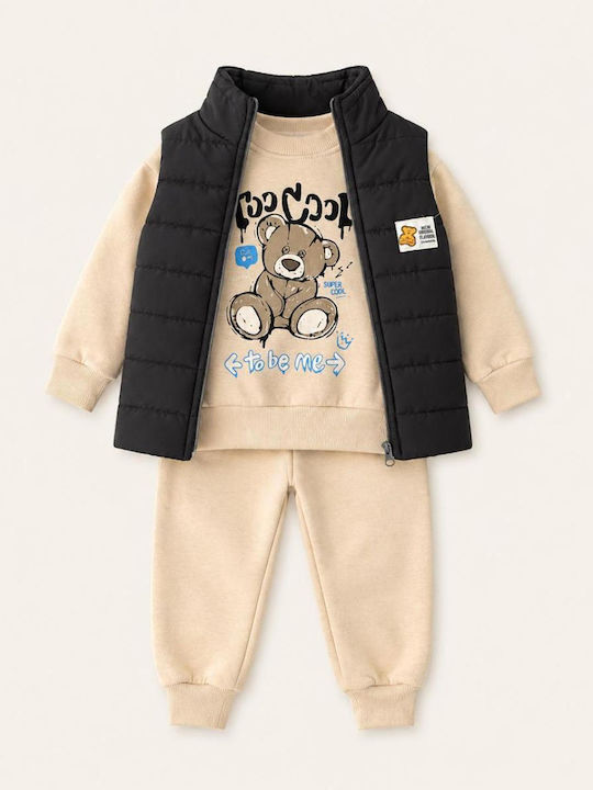 Winter Set 3 Pieces Black