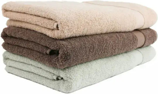 SteweHome Bath Towel 100% Cotton 3 Pieces