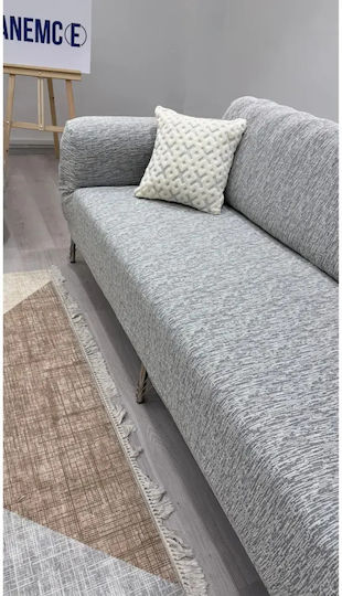 SteweHome SteweHome Elastische Abdeckung Für Zweisitziges Sofa Grau 180x237cm