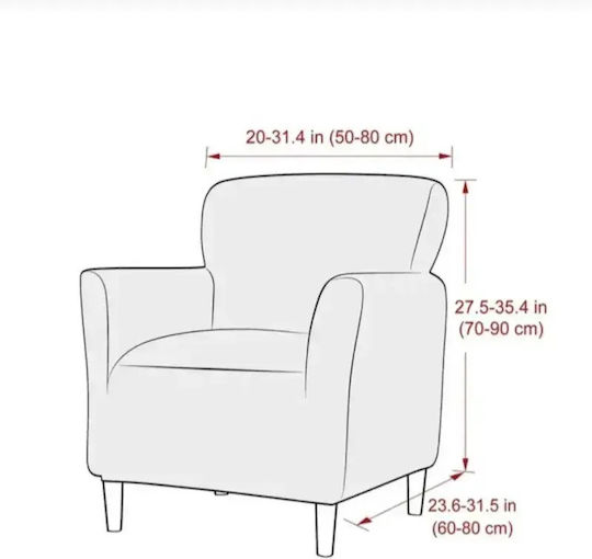 SteweHome Еластично Кърпа За Фотьойл Розова 60x85см