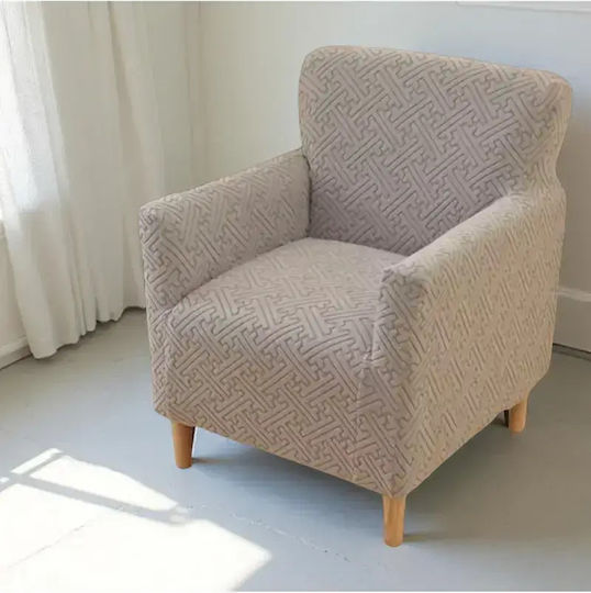 SteweHome Elastische Abdeckung Sessel Gelb 60x85cm