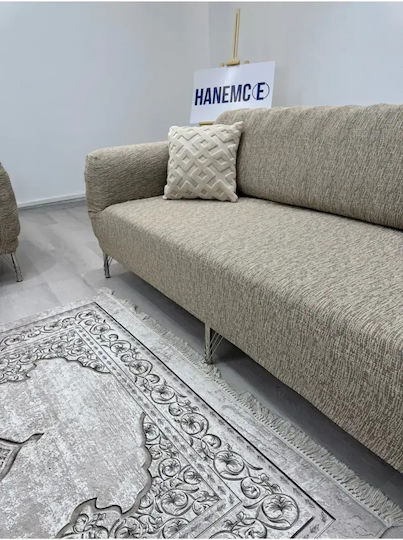 SteweHome Elastic Cover for Three Seater Sofa Vizón 180x237cm