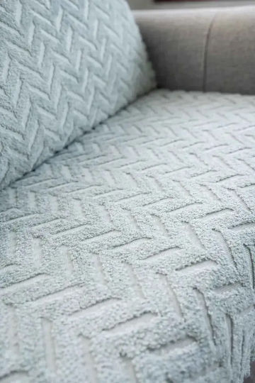 SteweHome Elastische Abdeckung Dreisitziges Sofa Geometrisch 165x215cm
