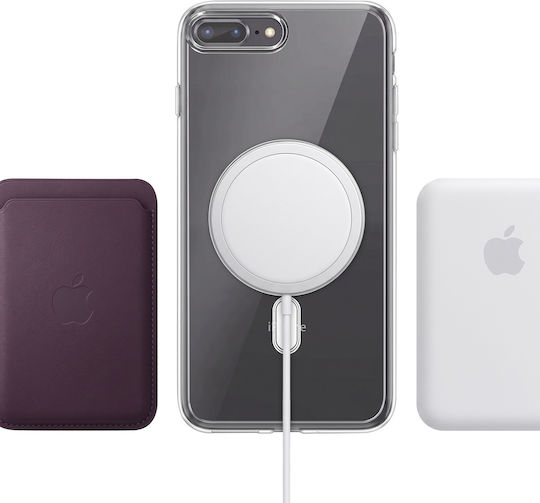 Zanaé Husa Telefoane Compatibil Cu Magsafe Iphone 8 Plus 7 Plus Transparenta Antisoc