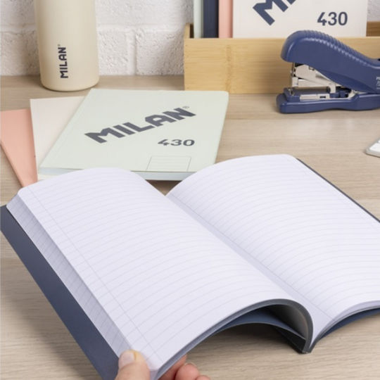 Milan Ruled Notebook A5 48 Paper Sheets Blue