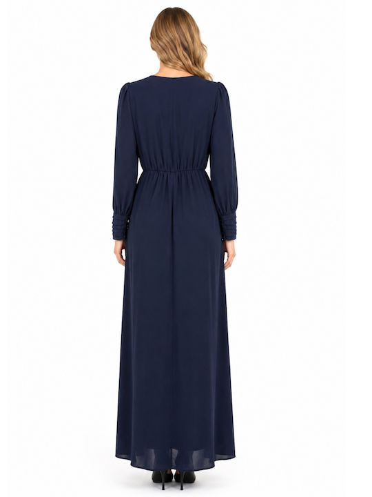 Naf Naf Rita Women's Maxi Cocktail Dress Navy Xs