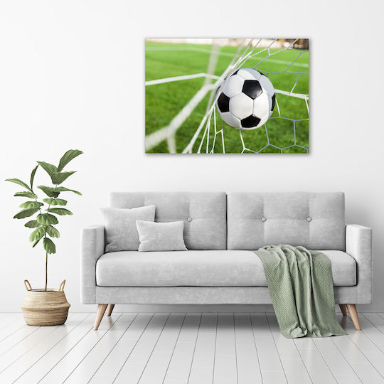 Panou Pânză Birou Decorațiune Interioară Mingea În Foc 100x70 Cm