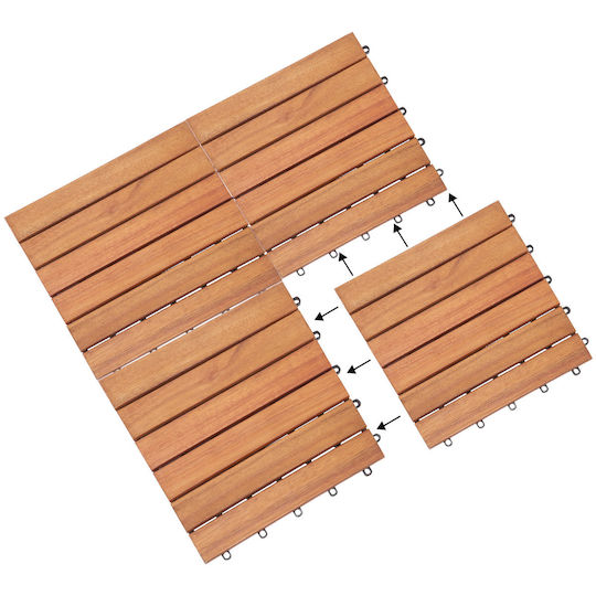 Casaria Cutter Pentru Pardoseală De Grădină Din WPC 30x30cm