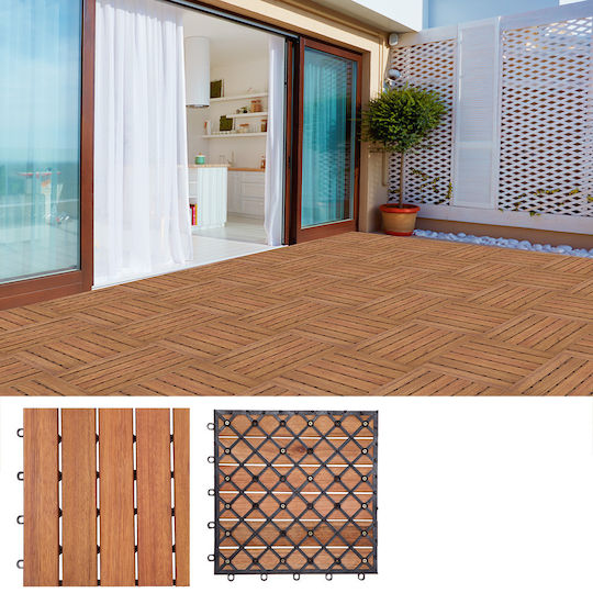 Casaria Cutter Pentru Pardoseală De Grădină Din WPC 30x30cm