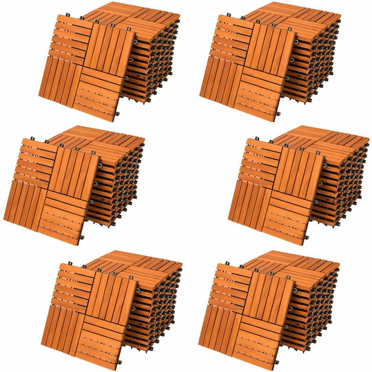 Casaria Материал за Градински Настилки от WPC 30x30см
