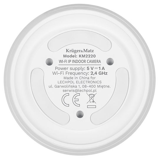 Kruger & Matz Cameră Ascunsă WiFi cu Slot pentru Card de Memorie și Senzor de Mișcare