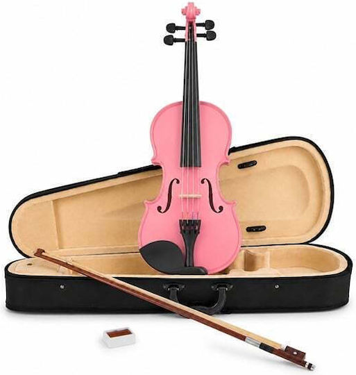 1/4 Violin with Case and Bow Pink