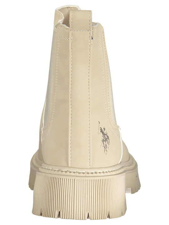 Women's Beige Chelsea Boots