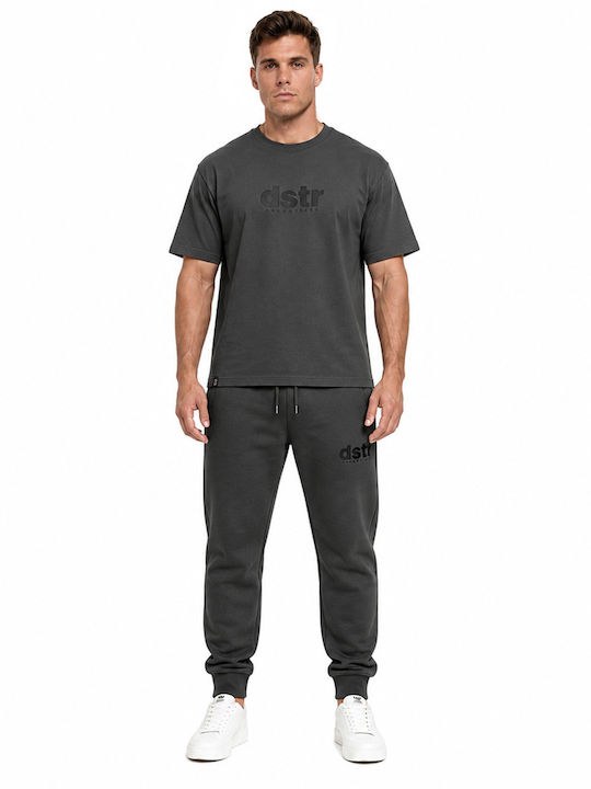 Kurzarm Bluse Anthrazit