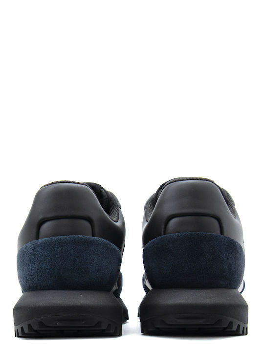 Men's Sneakers Black- Blue