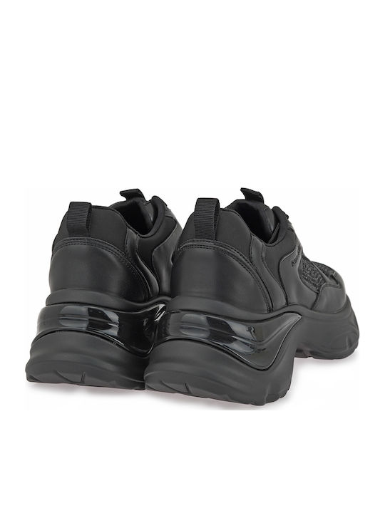 Γυναικεία Sneakers Μαυρο Στρας
