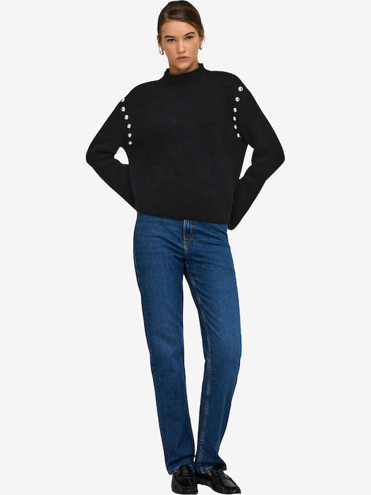 Damen Bluse Langärmelig Schwarze