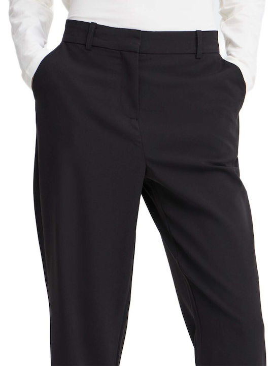 Women's Black Suit with Straight Leg Style