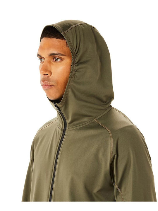 Hooded Cardigan Green