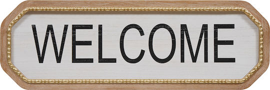 Decorative Sign 78x26 A-s Welcome 223875 78x26 Mdf