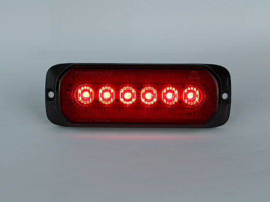 Комплект 5 Светлини За Товарни Автомобили Led Странични Маркерни 12/24v Червени 0284k
