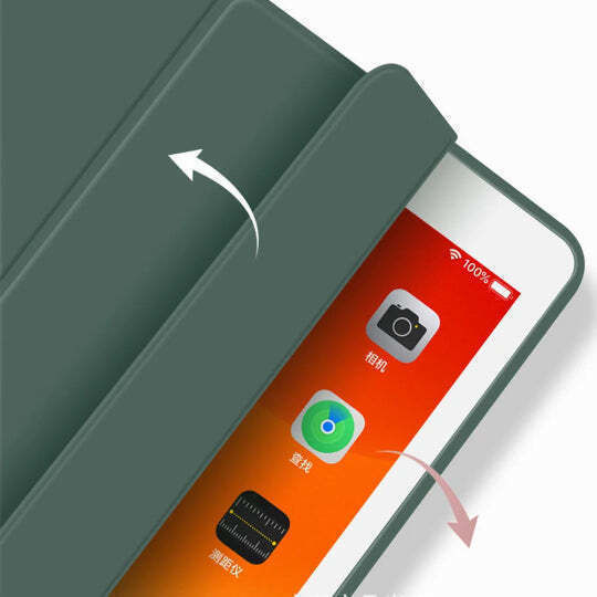 Premium Tri-Fold Klappdeckel Tablet Hülle Stifthalter Ipad 10,2 Zoll 9. / 8. / 7. Generation 2021 2020 2019 Grüne