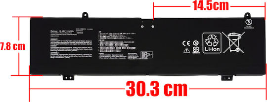 Съвместима Батерия за Asus ROG Asus Rog Zephyrus G16 Gu605 Gu605mz Gu605mi Gu605mv с 5820mAh