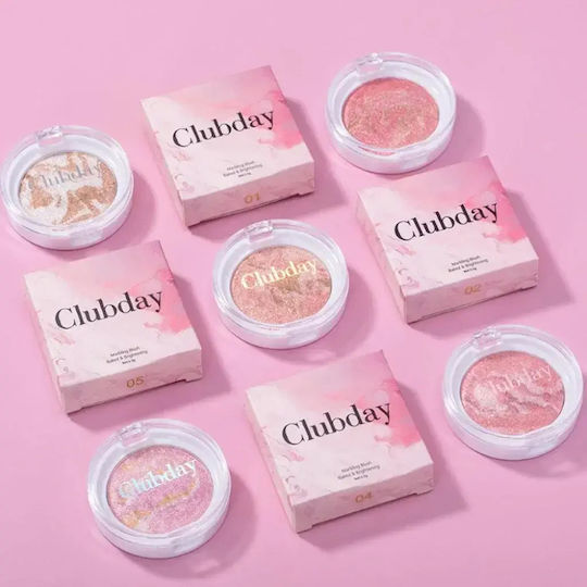Blush & Highlighter Palette 3 Shades 1 Piece