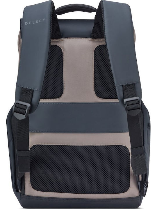 Delsey Securflap Rucksack Für Laptop 15.6 Zoll In Braune Farbe