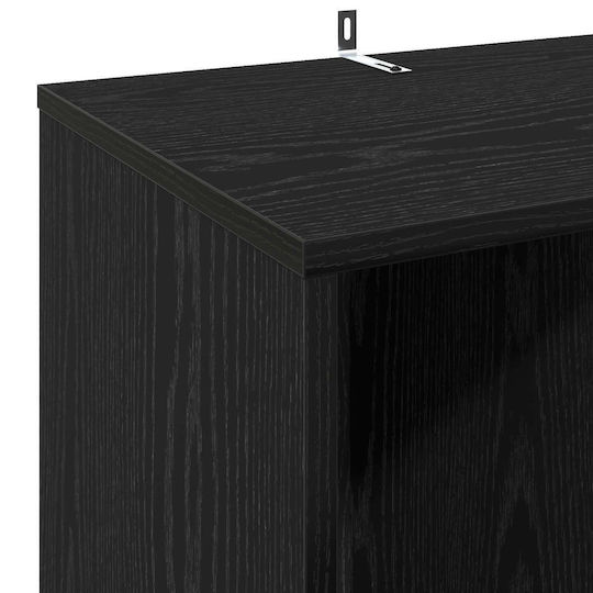vidaXL Hi-Fi Furniture Black 36.5x44.5x74.5cm