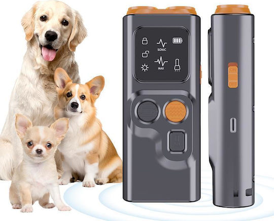Arvada Petpro P9 Hundeverwöhnungsgerät Ultraschall LED Taschenlampe Schwarz 51,3x26,6x122,4mm