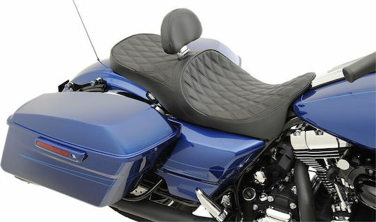 Drag Specialties Touring Saddle 0801-1008 Harley Davidson Flhtk 1868 Abs 19-24 1pc Black