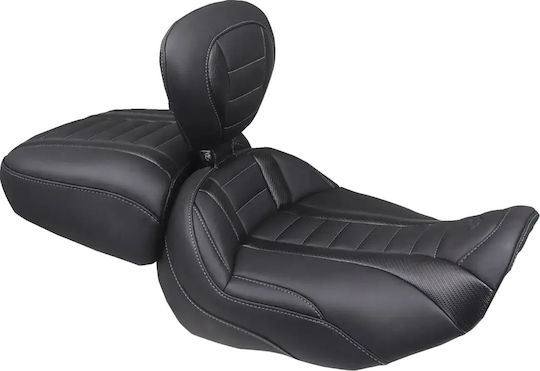 Mustang Мотоциклетна Седла Touring Wide 88420gm Harley Davidson Fltrxse 1977 Abs 24 1бр Черна