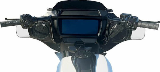 Fat Baggers Inc Τιμόνι Ατσάλινο 32mm 945012-b Harley Davidson Flhxse 1977 Abs 24 Πλάτος:91,5cm Μαύρο
