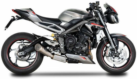 Spark Цялостна изпускателна система Round Race Gtr0503tom Triumph Street Triple 765 R Lrh Abs 20