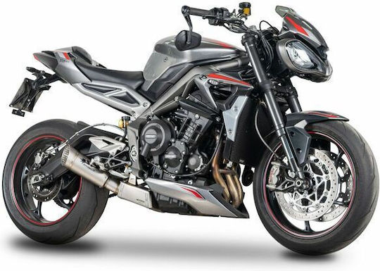 Spark Цялостна изпускателна система Round Race Gtr0503tom Triumph Street Triple 765 R Lrh Abs 20
