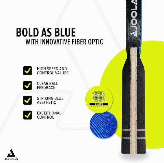 Joola Infinity Carbon Gl Paletă Profesională De Tenis De Masă Joola Micron Cauciucuri Aprobate Ittf 5 Straturi De Lemn 2 Straturi De Fibră De Sticlă Mâner Concav Închidere Magnetică Husă Inclusă