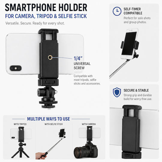 Diat Smartphone Halterung Basis Für Kamera Tripod Selfie Stick