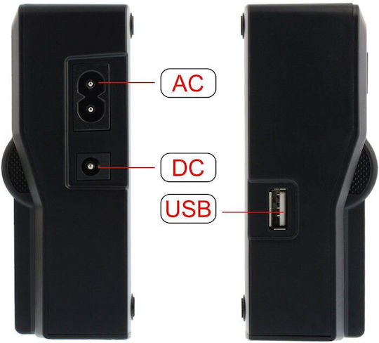 Diat Doppelter Kamerabatterien Ladegerät Bildschirm Ac Dc Usb Ports 2 Decoding Batterien 7800mah NP-F970