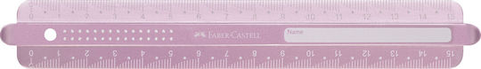 Faber-Castell Χάρακας 15cm Ροζ