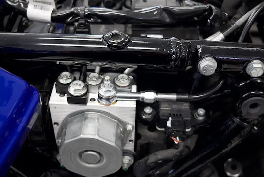 Fat Baggers Inc Motorrad Kraftstoff- und Bremsleitungen Hochdruck Bremsschlauch Ez Install 100064 Harley Davidson Fltrxse 1977 Abs 24 1 Stück
