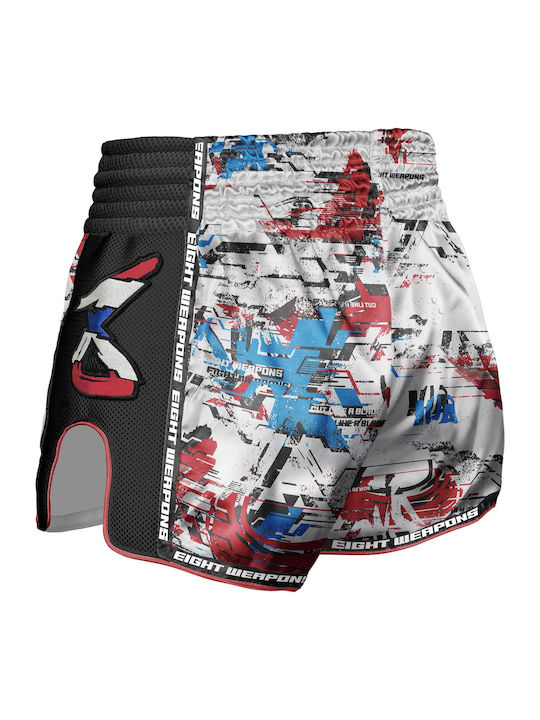 Σορτσάκια Muay Thai 8 Weapons Cut Like A Blade 2.0 White